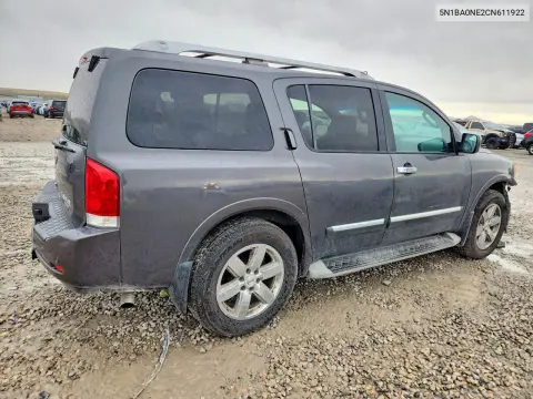 2012 Nissan Armada Platinum VIN 5N1BA0NE2CN611922 фото 3
