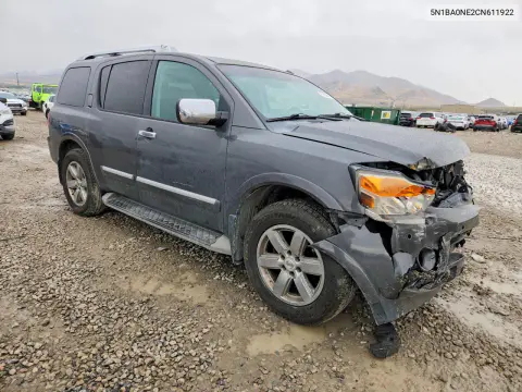 2012 Nissan Armada Platinum VIN 5N1BA0NE2CN611922 фото 4