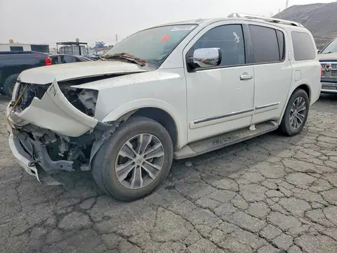 5N1AA0ND6FN612742 — 2015 Nissan Armada, Передняя часть (Front End), фото до ремонта
