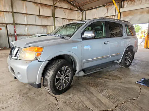 5N1BA0NC1FN621148 — 2015 Nissan Armada, Задняя часть (Rear End), фото до ремонта