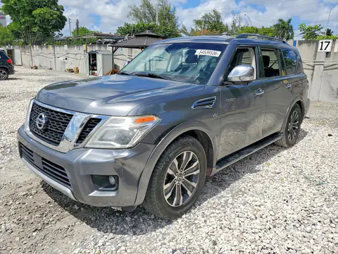 JN8AY2ND2H9000839 — 2017 Nissan Armada, Подтопление (Water/Flood), фото до ремонта
