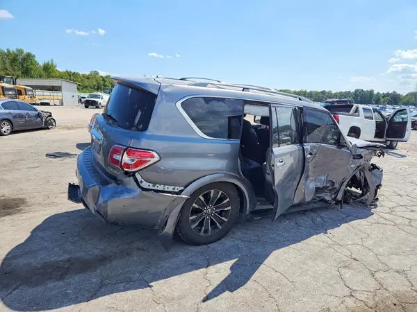 JN8AY2NE4H9706784 — 2017 Nissan Armada, фото 3 с аукциона Copart, Передняя часть