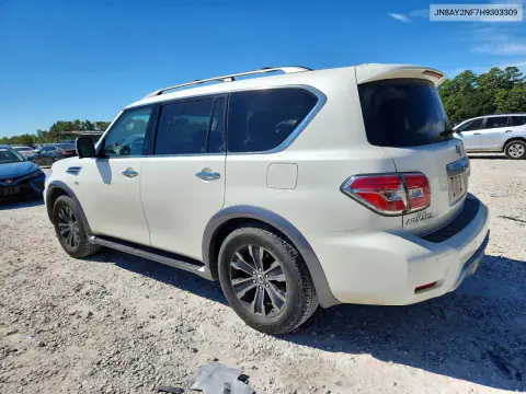 2017 Nissan Armada Platinum VIN JN8AY2NF7H9303309 фото 2