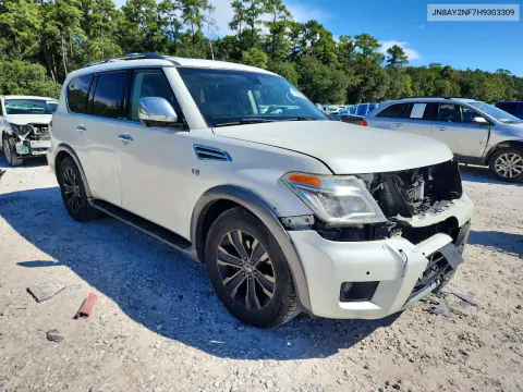 2017 Nissan Armada Platinum VIN JN8AY2NF7H9303309 фото 4