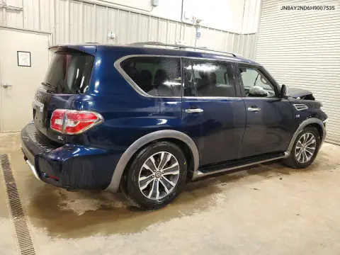 2017 Nissan Armada Sl VIN JN8AY2ND6H9007535 фото 3