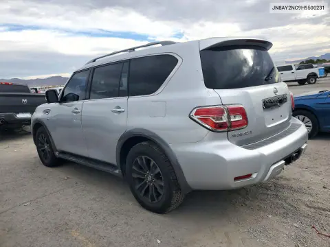 2017 Nissan Armada Platinum VIN JN8AY2NC9H9500231 фото 2