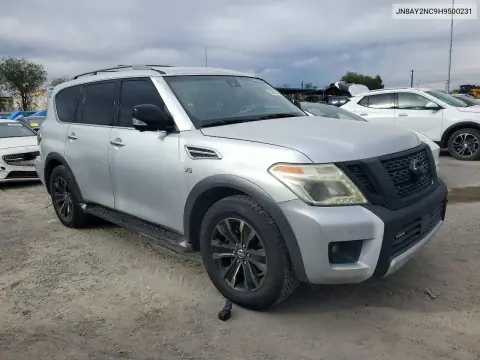 2017 Nissan Armada Platinum VIN JN8AY2NC9H9500231 фото 4