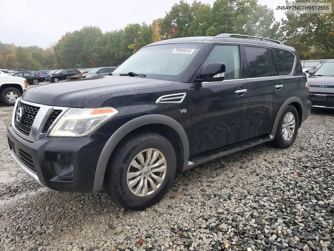 2017 Nissan Armada Sv VIN JN8AY2NC7H9512555 фото 1