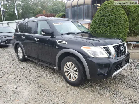 2017 Nissan Armada Sv VIN JN8AY2NC7H9512555 фото 4