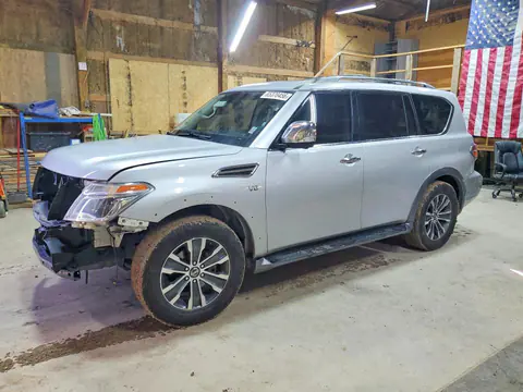 JN8AY2NC0JX501270 — 2018 Nissan Armada, Передняя часть (Front End), фото до ремонта
