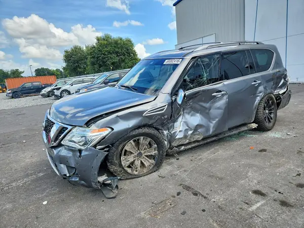 JN8AY2NF3J9332795 — 2018 Nissan Armada, Боковая часть (Side), фото до ремонта