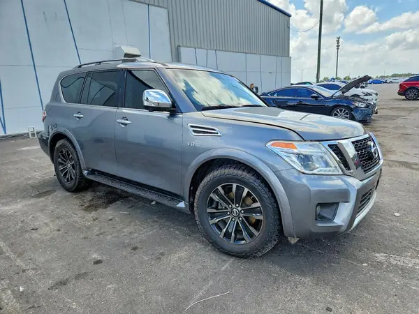 JN8AY2NF3J9332795 — 2018 Nissan Armada, фото 4 с аукциона Copart, Боковая часть