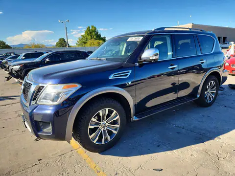 JN8AY2NCXJ9550044 — 2018 Nissan Armada, Передняя часть (Front End), фото до ремонта