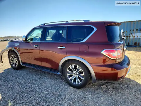 2018 Nissan Armada Sv VIN JN8AY2NC8JX503025 фото 2