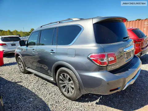 JN8AY2ND3J9057864 — 2018 Nissan Armada, фото 2 с аукциона Copart 20.10.2026, Мелкие вмятины и царапины