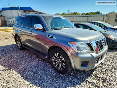 JN8AY2ND3J9057864 — 2018 Nissan Armada, фото 4 с аукциона Copart 20.10.2026, Мелкие вмятины и царапины