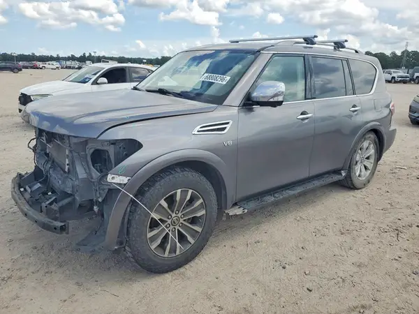 JN8AY2ND0KX010899 — 2019 Nissan Armada, Передняя часть (Front End), фото до ремонта
