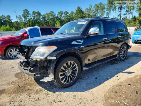 JN8AY2NDXKX008660 — 2019 Nissan Armada, Передняя часть, фото до ремонта