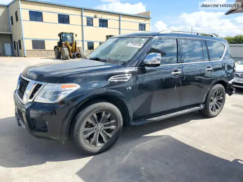 JN8AY2NF1K9350715 — 2019 Nissan Armada, Задняя часть, фото до ремонта