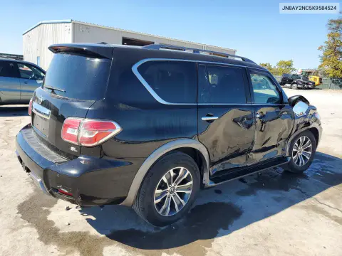 2019 Nissan Armada VIN JN8AY2NC5K9584524 фото 3