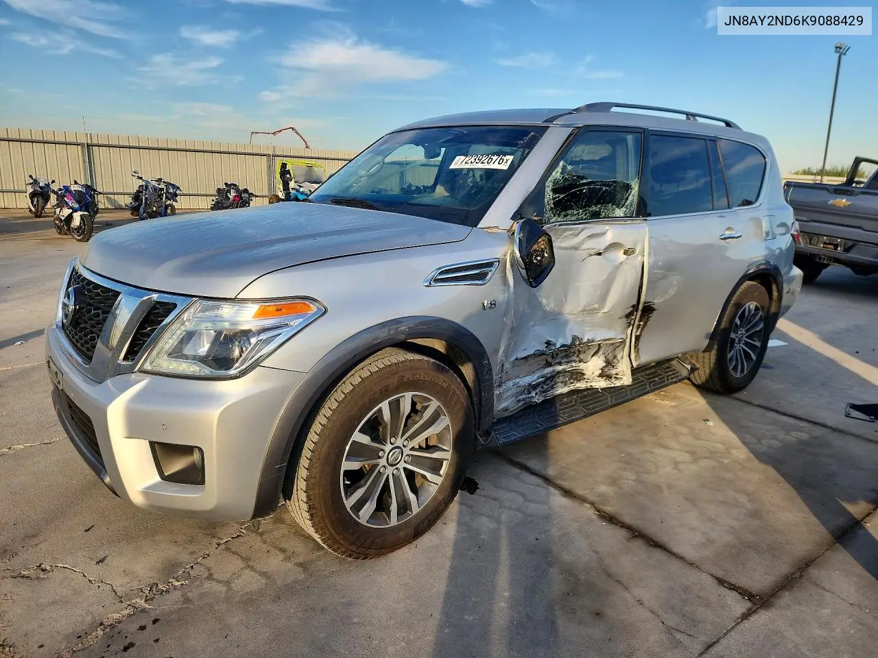 2019 Nissan Armada Sl VIN JN8AY2ND6K9088429 фото 1