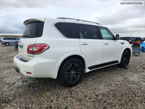 2019 Nissan Armada Platinum VIN JN8AY2NE9K9759584 фото 3