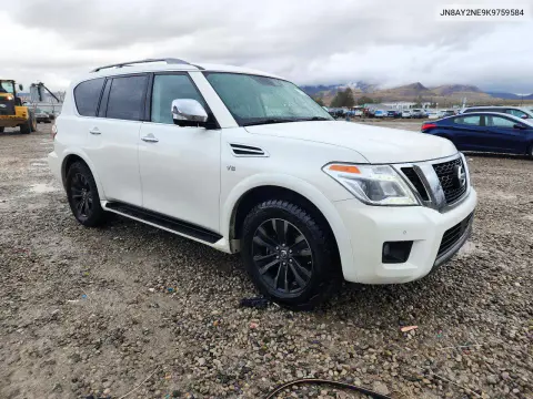 2019 Nissan Armada Platinum VIN JN8AY2NE9K9759584 фото 4
