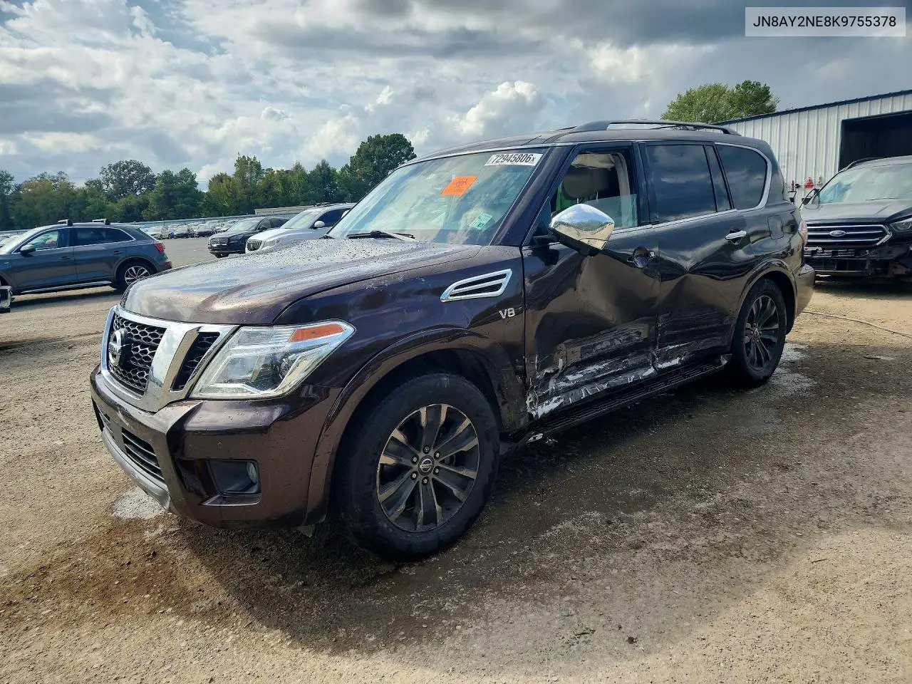 2019 Nissan Armada Platinum VIN JN8AY2NE8K9755378 фото 1