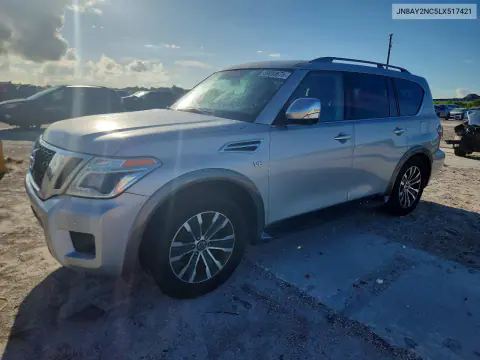2020 Nissan Armada Sl VIN JN8AY2NC5LX517421 фото 1