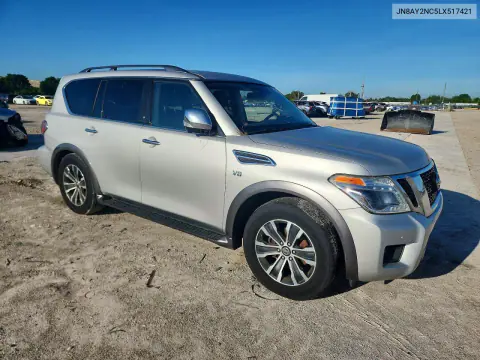 2020 Nissan Armada Sl VIN JN8AY2NC5LX517421 фото 4