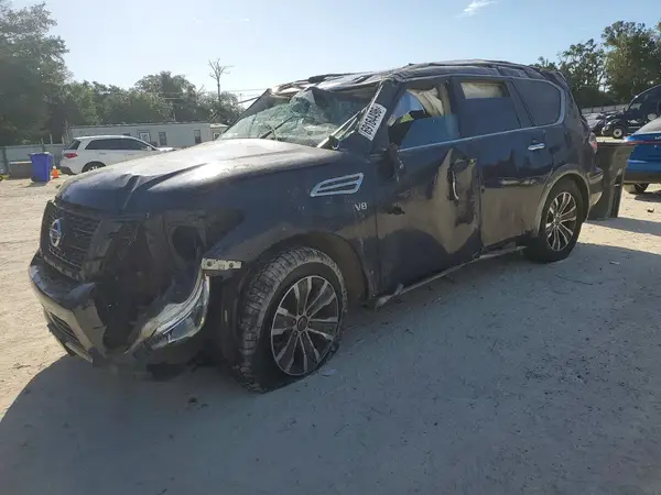 JN8AY2ND2L9105907 — 2020 Nissan Armada, Опрокидывание (Rollover), фото до ремонта