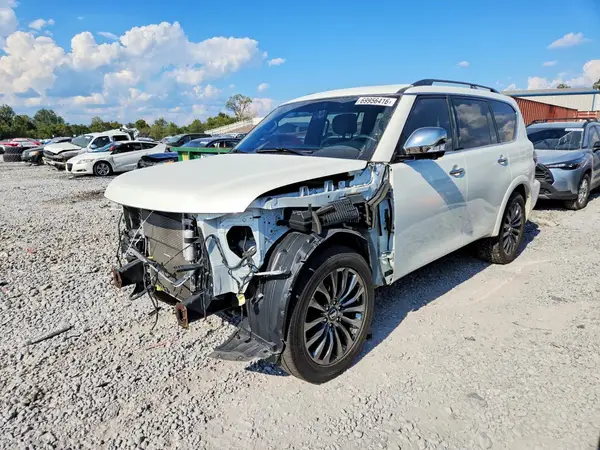JN8AY2NF7L9361042 — 2020 Nissan Armada, Передняя часть (Front End), фото до ремонта