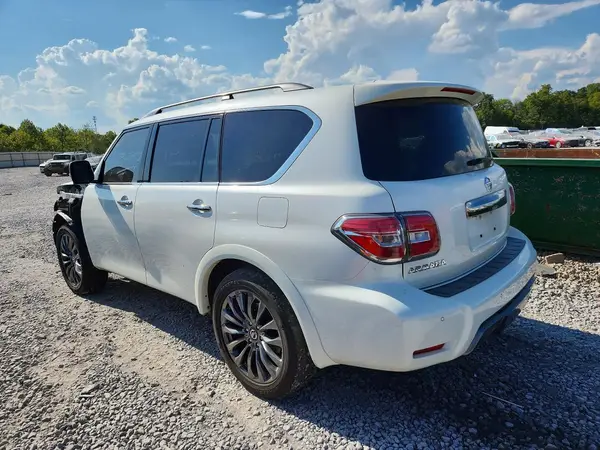 JN8AY2NF7L9361042 — 2020 Nissan Armada, фото 2 с аукциона Copart, Передняя часть