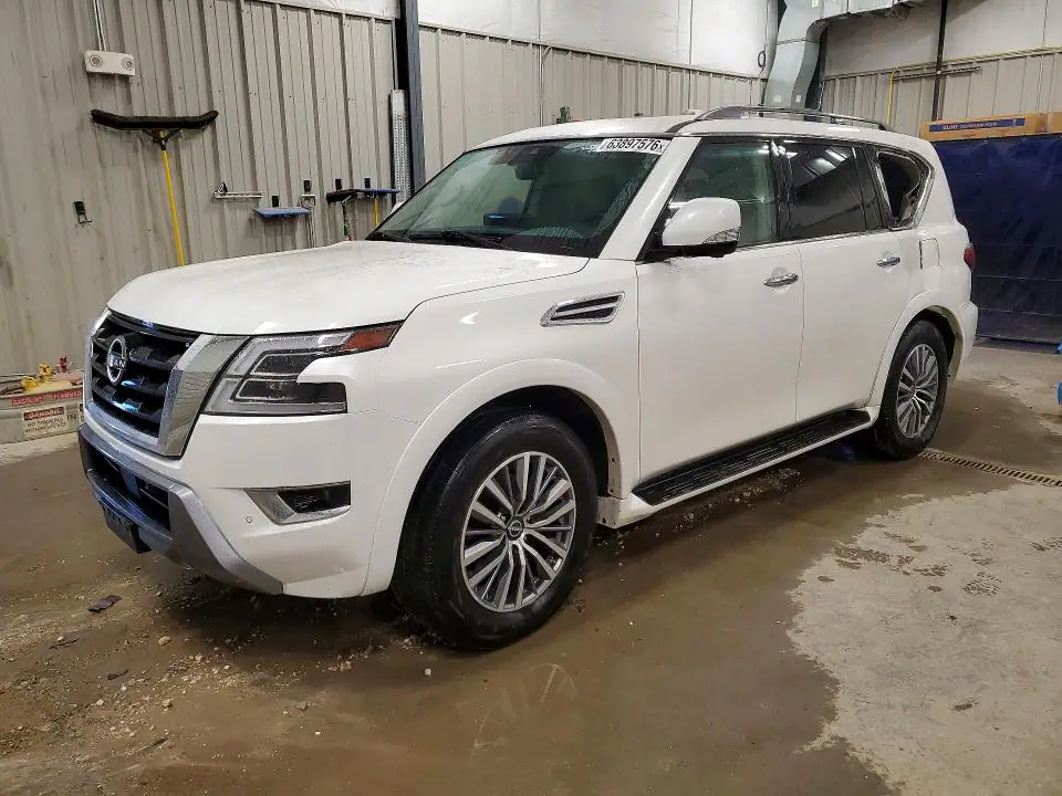 JN8AY2BD5P9691691 Nissan Armada 2023 — повреждение Передняя часть, фото до ремонта