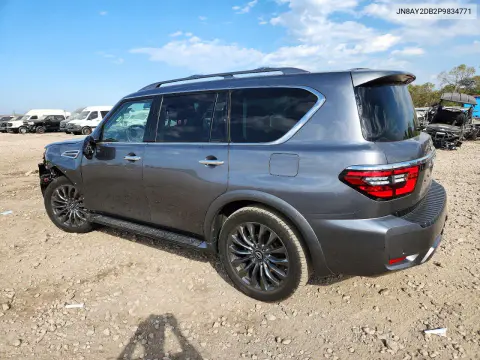 2023 Nissan Armada Platinum VIN JN8AY2DB2P9834771 фото 2