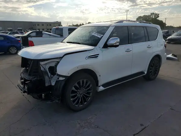 JN8AY2DB9R9850579 — 2024 Nissan Armada, Передняя часть (Front End), фото до ремонта
