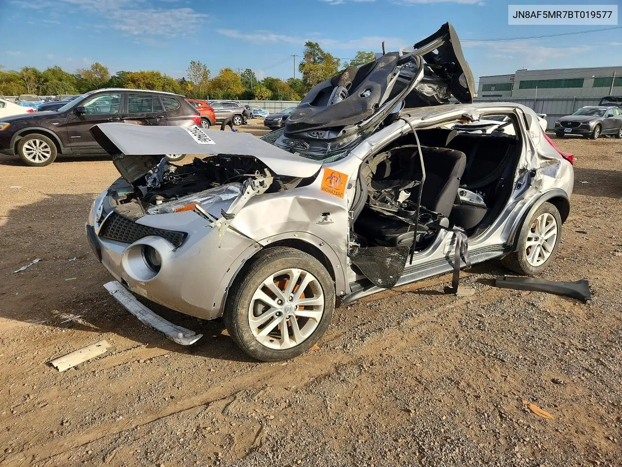 2011 Nissan Juke S VIN JN8AF5MR7BT019577 фото 1