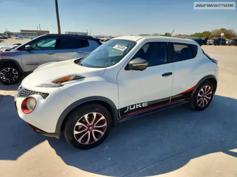 JN8AF5MV6HT754590 — 2017 Nissan Juke, Задняя часть, фото до ремонта