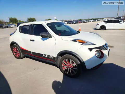 2017 Nissan Juke Sl VIN JN8AF5MV6HT754590 фото 4