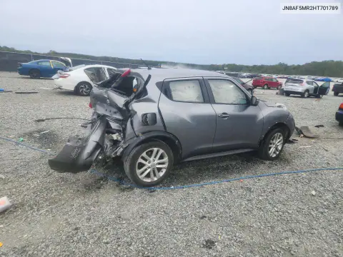 2017 Nissan Juke S VIN JN8AF5MR2HT701789 фото 3