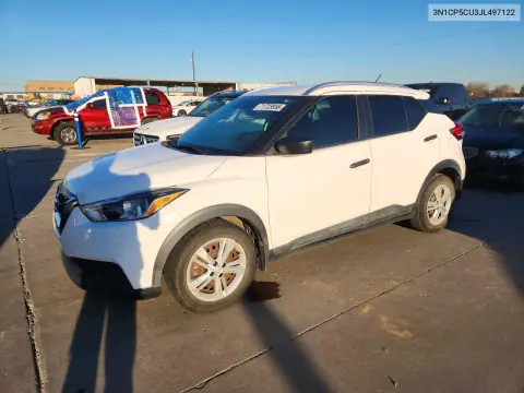 3N1CP5CU3JL497122 — 2018 Nissan Kicks, Сторона, фото до ремонта