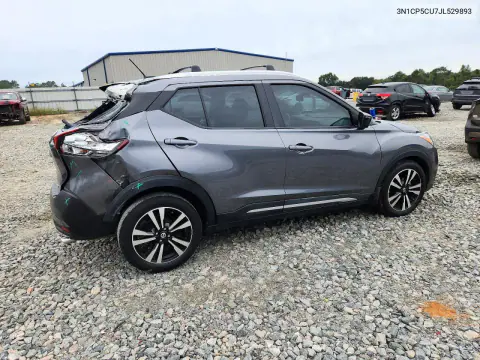 2018 Nissan Kicks Sr VIN 3N1CP5CU7JL529893 фото 3