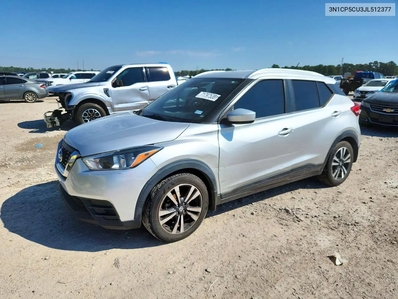 2018 Nissan Kicks Sv VIN 3N1CP5CU3JL512377 фото 1