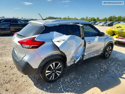 2018 Nissan Kicks Sv VIN 3N1CP5CU3JL512377 фото 3