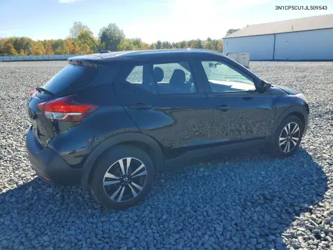 2018 Nissan Kicks Sv VIN 3N1CP5CU1JL509543 фото 3