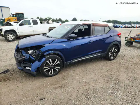 3N1CP5CU5KL499939 — 2019 Nissan Kicks, Передняя часть, фото до ремонта