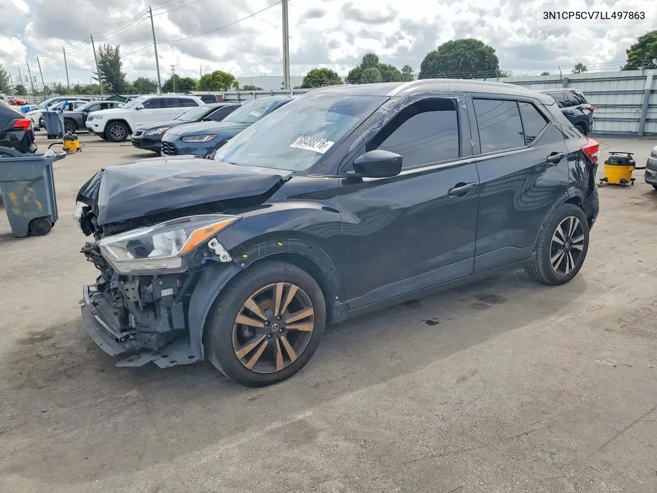 2020 Nissan Kicks Sv VIN 3N1CP5CV7LL497863 фото 1