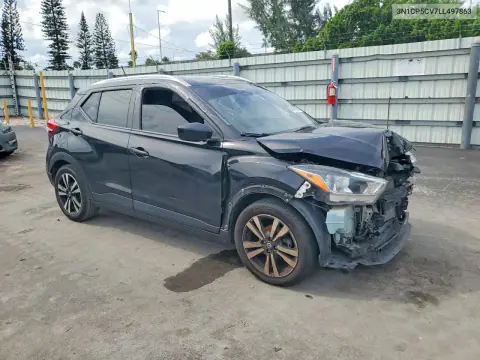 2020 Nissan Kicks Sv VIN 3N1CP5CV7LL497863 фото 4