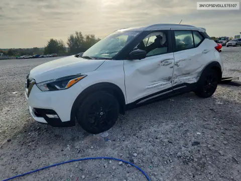 2020 Nissan Kicks Sr VIN 3N1CP5DV0LL575107 фото 1