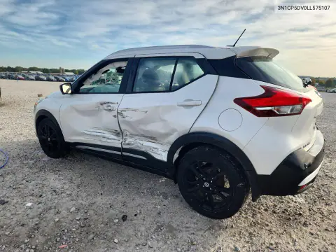 2020 Nissan Kicks Sr VIN 3N1CP5DV0LL575107 фото 2